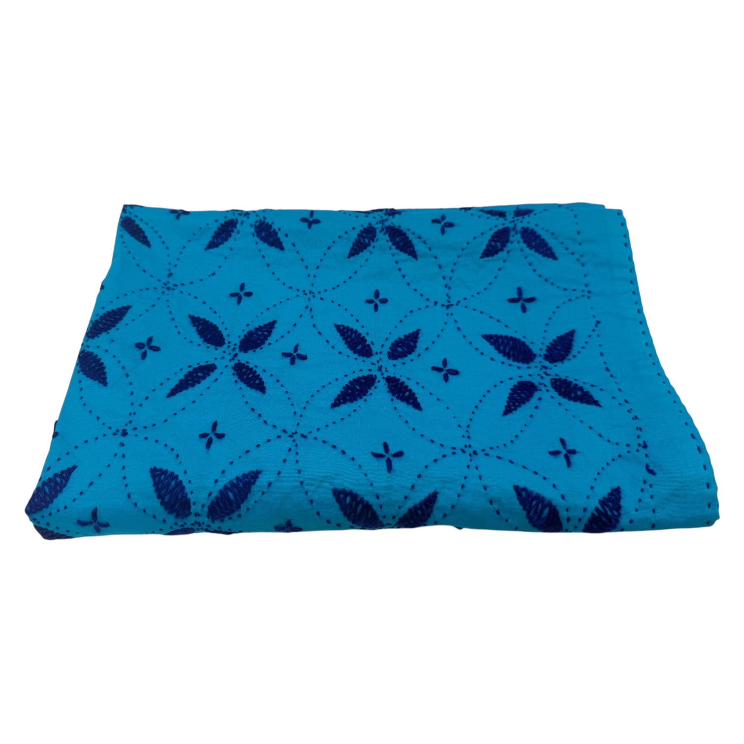 Hand-Embroidered Baby quilt Nokshi Khanta 35×28 Inches, 100% Cotton” vintage style inspired