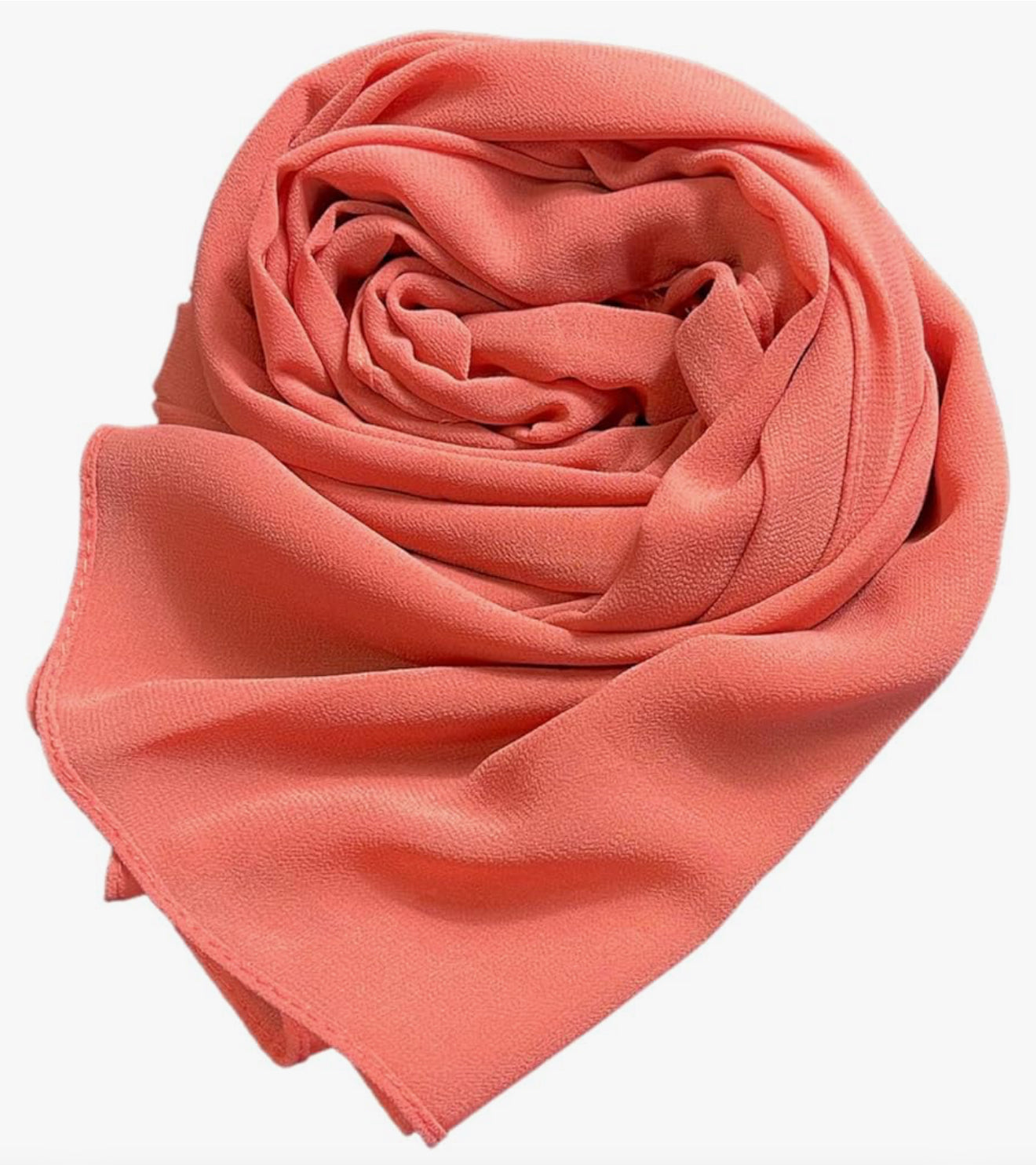 Plain Chiffon Hijab for Women – Lightweight Long Modest Scarf