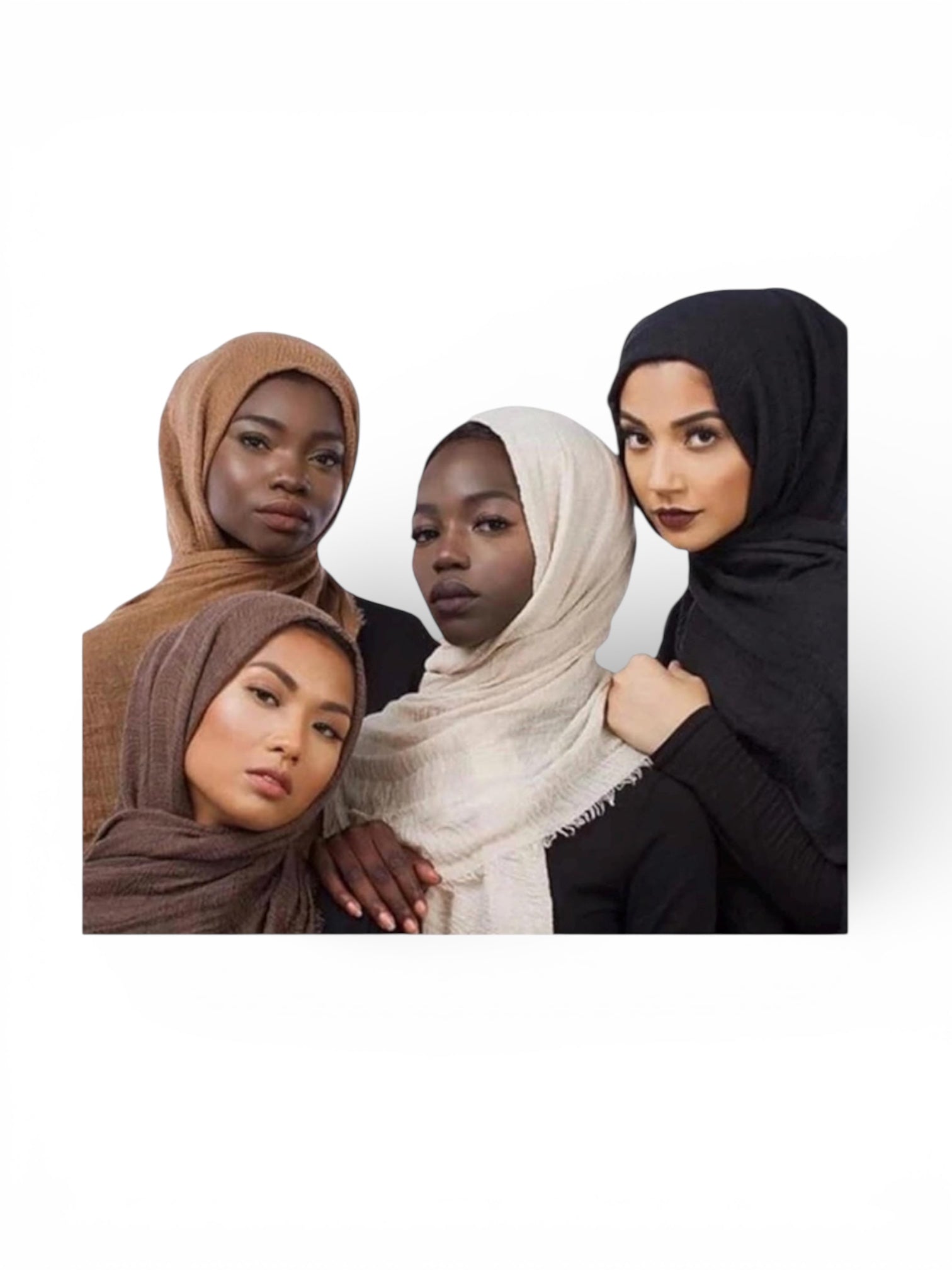 Plain cotton Hijab for Women – Lightweight Long Modest Scarf