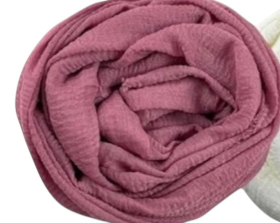 Plain cotton Hijab for Women – Lightweight Long Modest Scarf